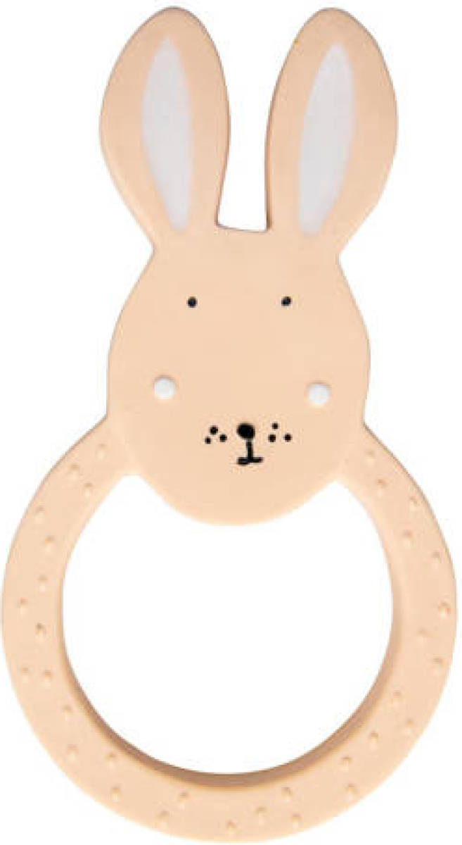 TRIXIE Mrs Rabbit rubberen bijtring lichtroze