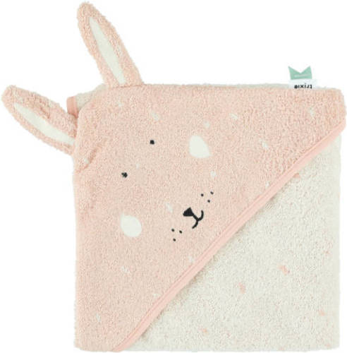 TRIXIE badcape Mrs. Rabbit 75x75cm roze