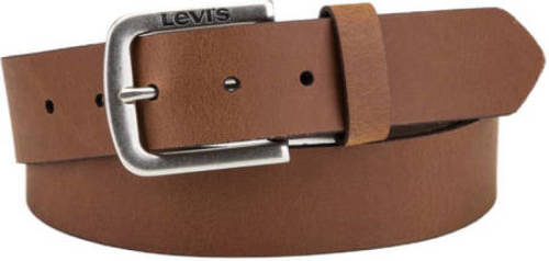 Levi's leren riem Seine cognac