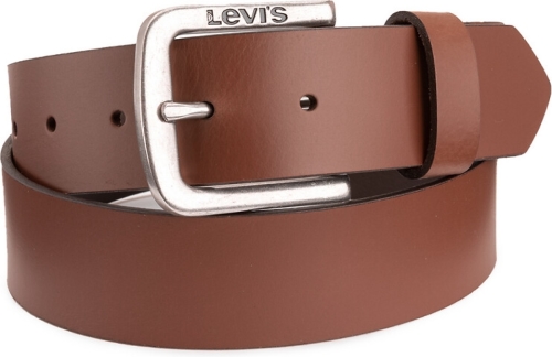 Levi's leren riem Seine cognac