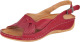 Sandaaltje met geraffineerde strik Naturläufer Rood