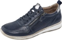 Veterschoen met modieuze perforaties Julietta Blauw