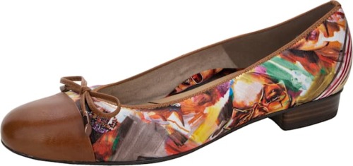 Ballerina met opvallende print Ara Multicolor