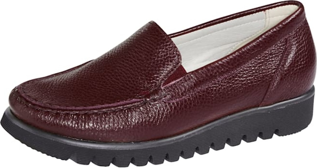 Mocassin met EVA-zool Waldlaufer Bordeaux