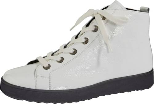 Hoge veterschoen Semler Wit