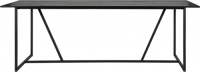 Merkloos Eettafel 220x90 FRIENS Zwart
