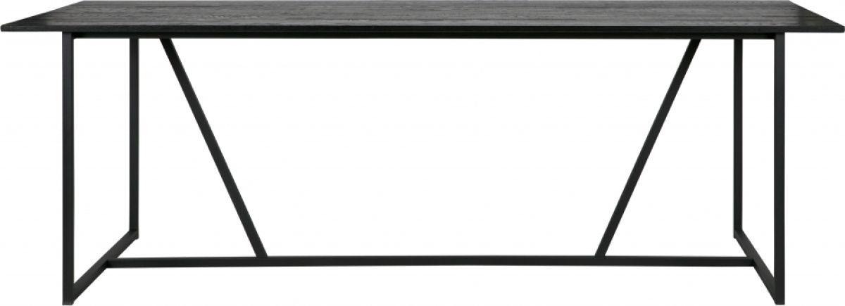 Merkloos Eettafel 220x90 FRIENS Zwart
