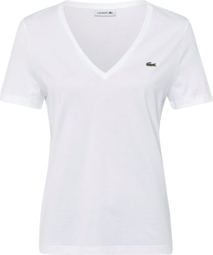 Lacoste T-shirt met logopatch op borsthoogte