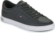 Tommy hilfiger Sneakers ESSENTIAL LEATHER DETAIL VUL met contrastbeleg