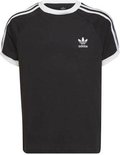 adidas Originals T-shirt met logo zwart/wit