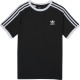 adidas Originals T-shirt met logo zwart/wit