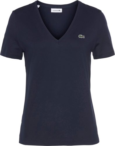 Lacoste T-shirt met logopatch op borsthoogte