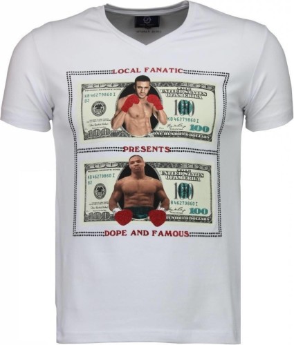 T-shirt Korte Mouw Local Fanatic  Golden Boy Vs Iron Mike