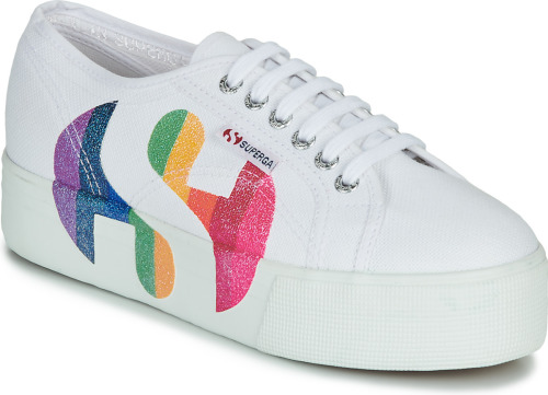 Lage Sneakers Superga  2790-COTWPRINTEDLOGOGLITTER