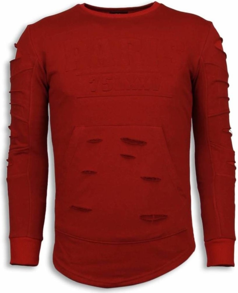 Sweater Justing  D Stamp PARIS Damaged