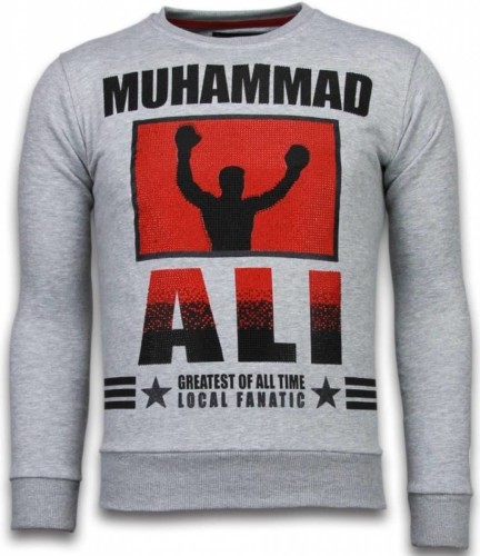 Sweater Local Fanatic  Muhammad Ali Rhinestone