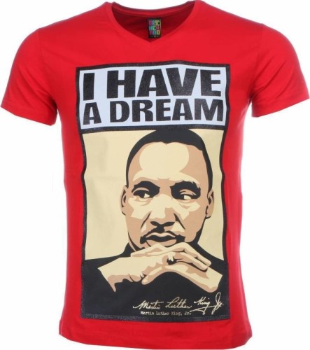 T-shirt Korte Mouw Local Fanatic  Martin Luther King I Have A Dream