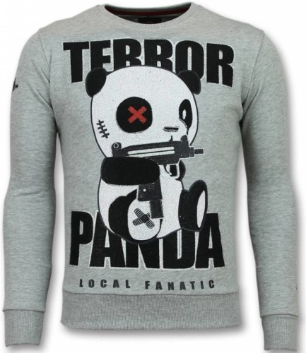 Sweater Local Fanatic  Panda Terror