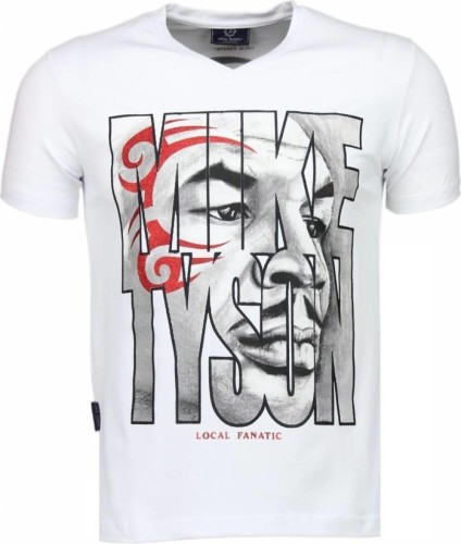 T-shirt Korte Mouw Local Fanatic  Mike Tyson Tribal