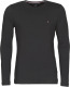 Tommy hilfiger longsleeve met biologisch katoen black