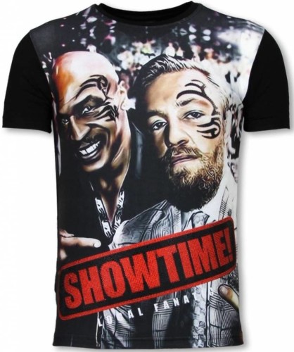 T-shirt Korte Mouw Local Fanatic  Showtime Digital Rhinestone