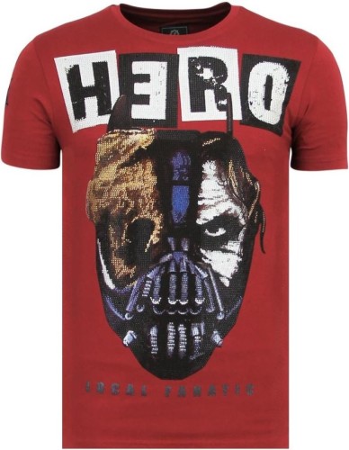 T-shirt Korte Mouw Local Fanatic  Hero Mask Zomer B