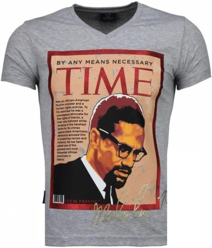 T-shirt Korte Mouw Local Fanatic  Malcolm X
