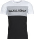 Jack & Jones ESSENTIALS slim fit T-shirt JJELOGO met logo white