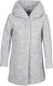 Only coat met textuur grijs
