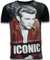 T-shirt Korte Mouw Local Fanatic  James Dean Iconic Digital