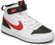 Nike COURT BOROUGH MID 2 (PSV) leren sneakers wit/rood/zwart