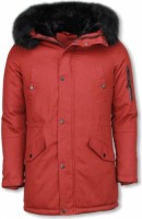 Parka Jas Enos  Winterjas Faux Bontkraag