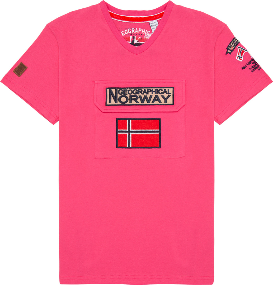 T-shirt Korte Mouw Geographical Norway  JIRI