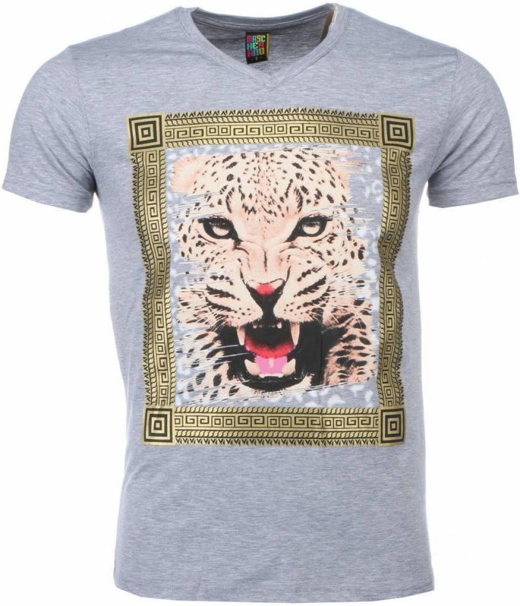 T-shirt Korte Mouw Local Fanatic  Tijger Print