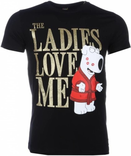 T-shirt Korte Mouw Local Fanatic  The Ladies Love Me Print