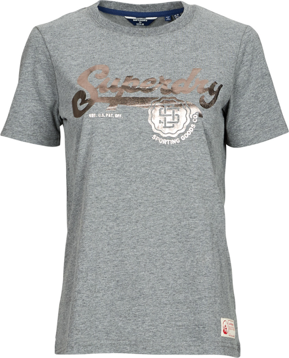 T-shirt Korte Mouw Superdry  VINTAGE SCRIPT STYLE COLL TEE