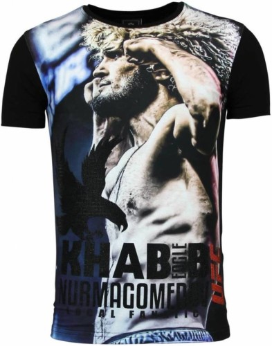 T-shirt Korte Mouw Local Fanatic  The Eagle Nurmagomedov Men's UFC