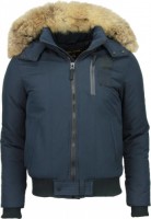 Parka Jas Enos  Korte Winterjas Bontkraag