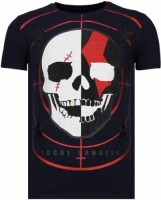 T-shirt Korte Mouw Local Fanatic  God Of War Rhinestone