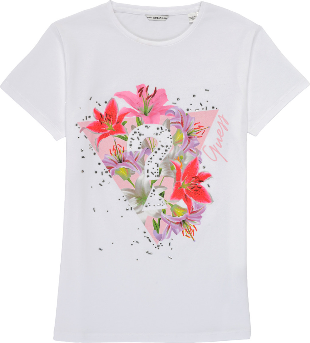 T-shirt Korte Mouw Guess  J1RI24-K6YW1-TWHT
