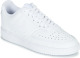 Nike Court Vision Low leren sneakers wit