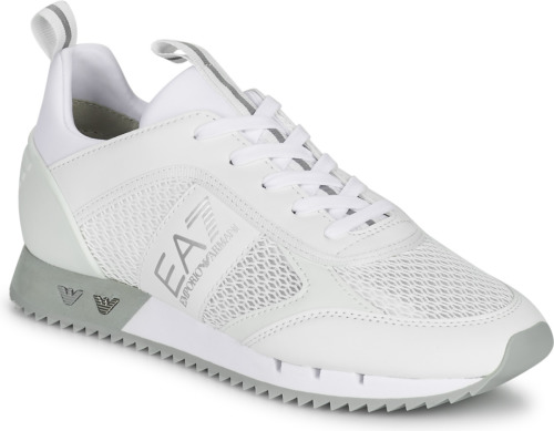 Lage Sneakers Emporio Armani EA7  BLACK WHITE LACES