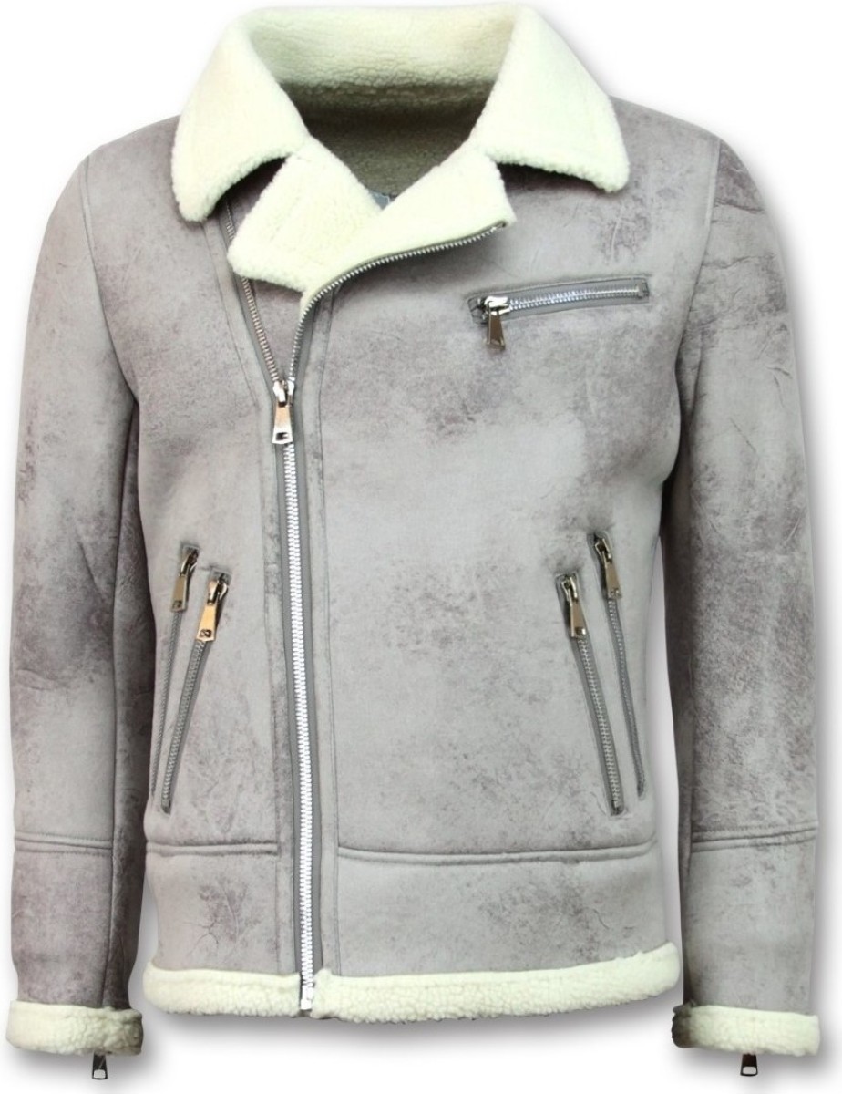 Windjack Tony Backer  Imitatie Bontjas Lammy Coat