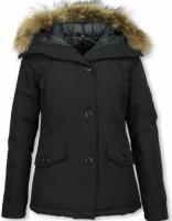 Donsjas Thebrand  Korte Winterjas Bontkraag