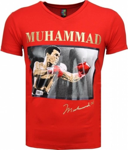 T-shirt Korte Mouw Local Fanatic  Muhammad Ali Glossy Print