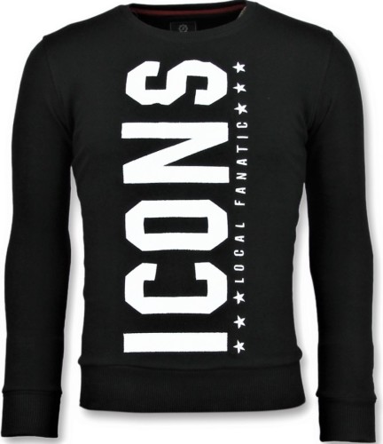 Sweater Local Fanatic  ICONS Vertical Grappige Z