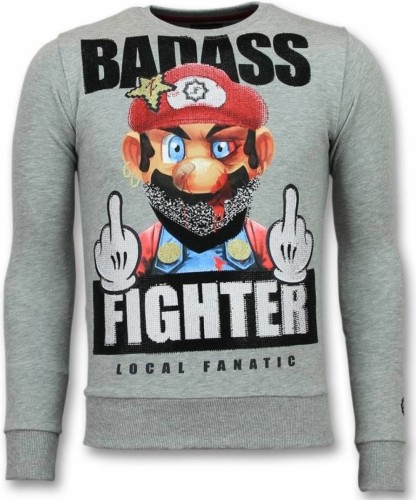 Sweater Local Fanatic  Mario Fight Club