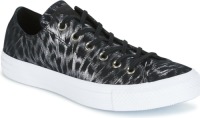Lage Sneakers Converse  CHUCK TAYLOR ALL STAR SHIMMER SUEDE OX BLACK/BLACK/WHITE