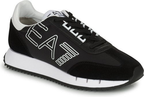 Lage Sneakers Emporio Armani EA7  BLACK WHITE VINTAGE