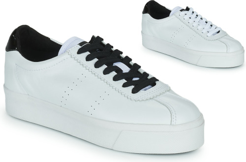 Hoge Sneakers Superga  WHITE BLACK